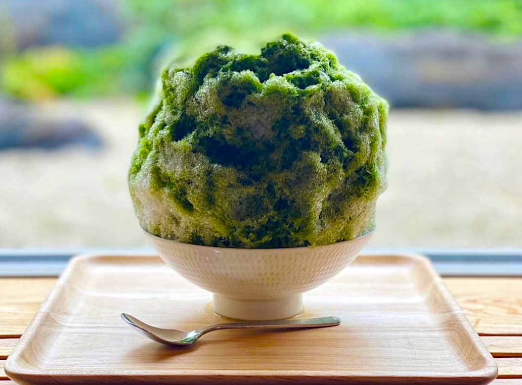 美里町沼上にある「茶舗いこた」が期間限定でかき氷の販売をスタート